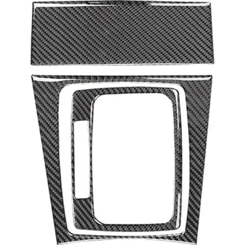 For Mercedes Benz GLK 300 350 250 2008-2015 Gear Shift Panel Kit Carbon Fiber Decoration Sticker Interior Accessories