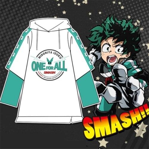 Boku No My Hero Academia deku Midoriya Izuku Bakugou Katsuki Cosplay Costume Clothing Hoodie Coat Jacket Sportswear Top