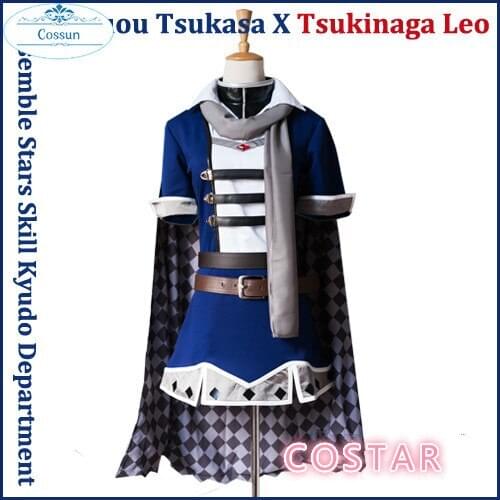 Anime Ensemble Stars Skill Kyudo Department Suou Tsukasa Tsukinaga Leo SJ Uniform Cosplay Costume Halloween Party Suit For Women