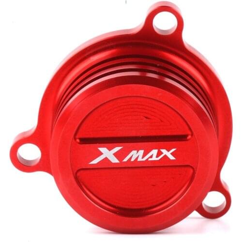 Motorcycle CNC Aluminum Alloy Engine Oil Filter Cover Cap for Yamaha XMAX250ABS XMAX300 XMAX400 2018