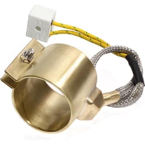 75mm Inner Diameter 30~45mm Height Brass Band Heater 110V/220V/380V 320W/450W Fully Enclosed Electric Heating Ring