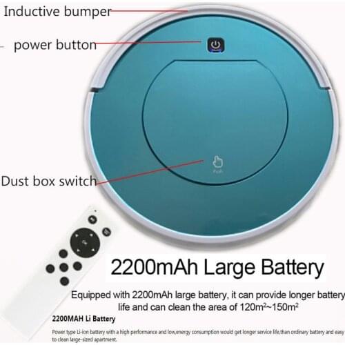 Best Quality 3000Pa Robot Vacuum Cleaner Smart Sweeping Robot Wireless Rechargeable Wet Mopping Run 120mins Mopping Robot