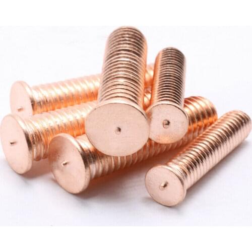 M3 M4 M5 M6 M8 Copper Welding Screw/ Spot Welding Screws /Welding Stud Copper Plating