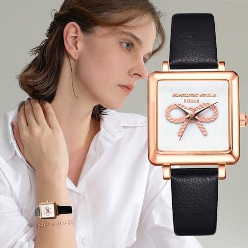 Женские часы с кожаным ремешком MEIBO China At AliExpress