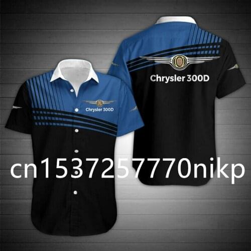 2021 New Chrysler 300D Mens Shirt High Quality Oversized T-shirt Top 3D Anime Mens Clothing Harajuku Casual Button Cardigan