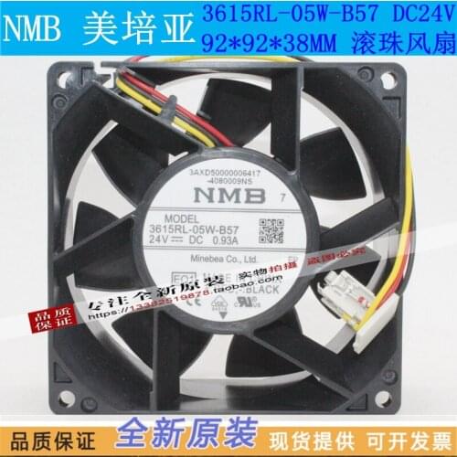 NEW NMB-MAT NMB 3615RL-05W-B57 24V 0.93A 9038 FOR FANUC cooling fan
