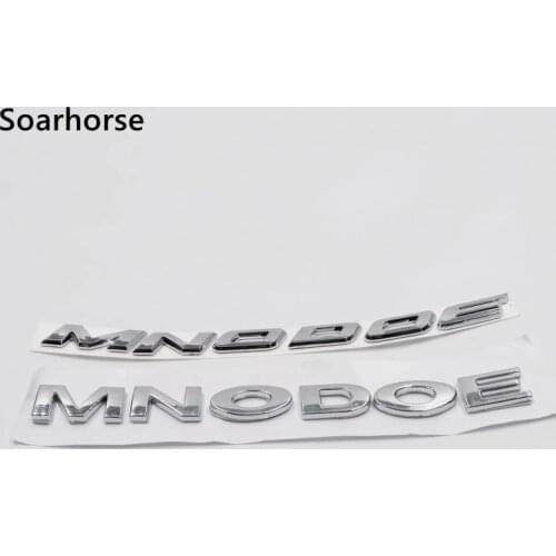 New Style For Ford Mondeo Custom Emblem ABS Chrome 3D Letters Decal Car Rear Trunk Logo Nameplate Sticker