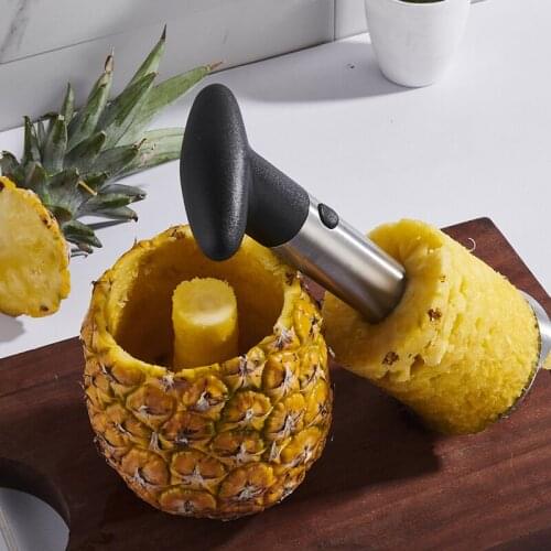 Stainless steel pineapple peeler, knife, fruit knife, slicer, spiral pineapple knife, easy to use, multifunctional peeling tool