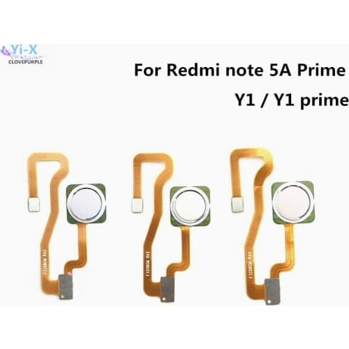 Touch ID Fingerprint Sensor scanner Flex Cable Ribbon for Redmi Note 5A / Redmi note 5A prime / Redmi Y1 / Y1 prime