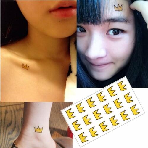 SHNAPIGN Imperial crown Flash Tattoo Hand Sticker 10.5*6cm Small Waterproof Henna Beauty Temporary Body Art FREE SHIPPING