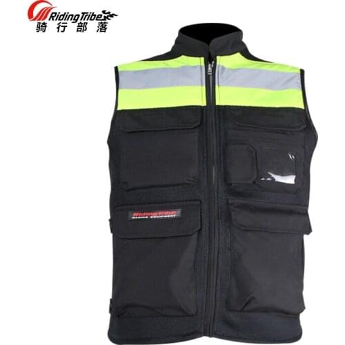 Reflective Motorcycle gear pads Cycling Bike Vest Clothing Street Road Protector Motocross Body Protection Jackets Vest Cloth