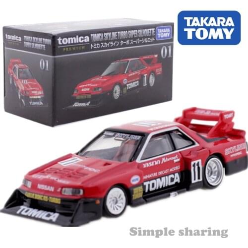 Takara Tomy Tomica Premium 01 Nissan Skyline Turbo Super Silhouette1/67 Car Hot Pop Kids Toys Motor Vehicle Diecast Metal Model