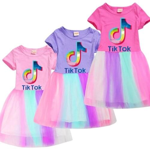 Бальные платья для девочек Tik Tok China At AliExpress