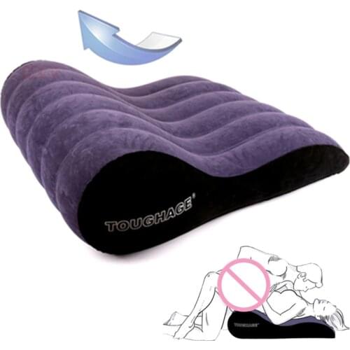 TOUGHAGE New wedge Inflatable Sex furniture adult bdsm Sex sofa chair pillow for sex Couple Sex love cushion swing furniture
