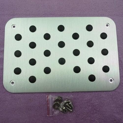 TTCR-II For BMW M3 M5 Z4 X5X6 F10 F30 E46 E52 E60 E90 1 2 3 4 5 6 7 Series Universal Floor Carpet Mats Pedal Pads Footrest Plate