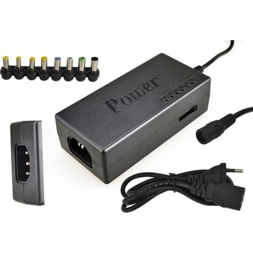 96W Universal Power Adapter Adjustable 12V-24V Regulated AC to DC Converter for Household Appliances-EU Plug