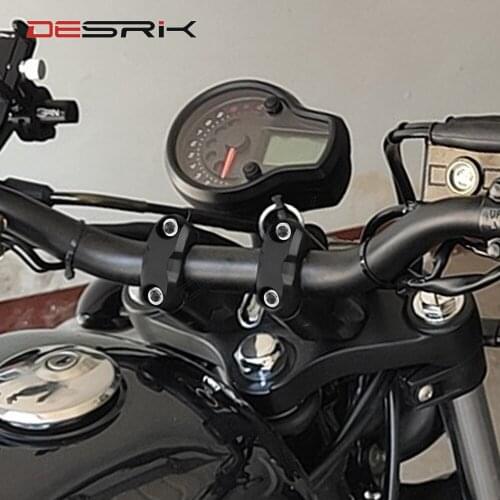 2PCS/Lot Universal Motorcycle Handlebar Mount Clamp Lifter Bar Riser 28mm Motorcycle Handlebar Riser Clamp Aluminum Alloy
