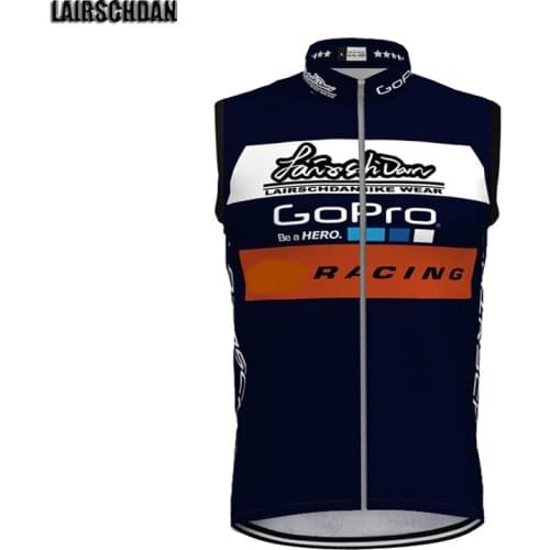 LairschDan 2021 Sleeveless Vest Cycling Jersey Winter Thermal Fleece Bicycle Vest chaleco bicicleta ciclismo Mountain Bike Wear