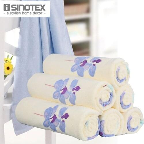 1 PCS/Lot Free Shipping 100% Pure Cotton Terry Floral Printed Bath Towel Quick-Dry Cut Pile Pool Towels 70x135cm Washclothes