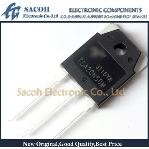 10Pcs FSA24N50 or TSA24N50M or FSA20N50 or TSA20N50M TO-3P 24A 500V Power MOSFET transistor