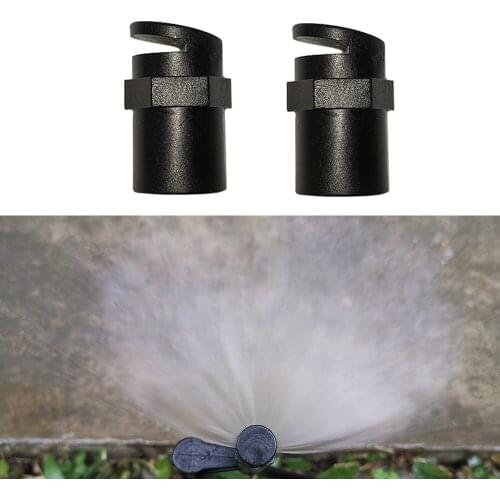 10Pcs 6mm Interface Refraction Nozzle Garden Agriculture Irrigation Plastic 180 Degree Misting Sprinkler Greenhouse Sprayer