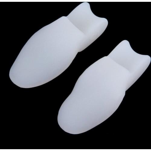2pcs/lot Silicone Gel Foot Pad Stretch Corrector Big Toe Separator Spreaders Alignment Toe Bone Insole Foot Care Tool new