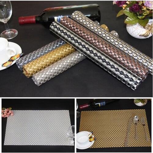 8 styles Table Placemat Kitchen Tools Tableware Pad Coaster Coffee Tea Drinks Place Mat 45*30cm Fashion Modern PVC