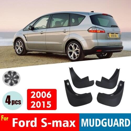 FOR Ford S-max Mudflaps Guard Splash Mudguards Fender Mud Flap Guards Car Accessories Auto Styline Front Rear 4pcs Mudguard