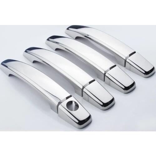 For 2006-2019 Chevrolet Captiva Car Styling 8Pcs ABS Chrome Door handle Protective covering Cover Trim