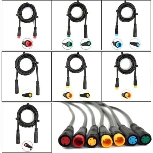 Ebike Display Connector Cable Waterproof Extension Cable Connector Signal Line Bicycle Lithium Battery Modification Accessories