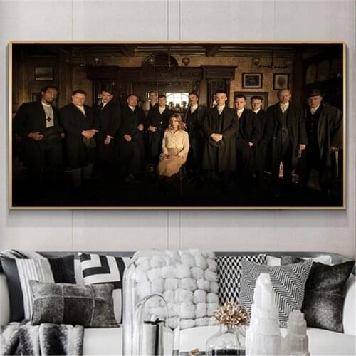Movie Peaky Blinders Art Posters and Prints Peaky Blinders Canvas Painting Wall Art Pictures for Living Room Home Decor Cuadros