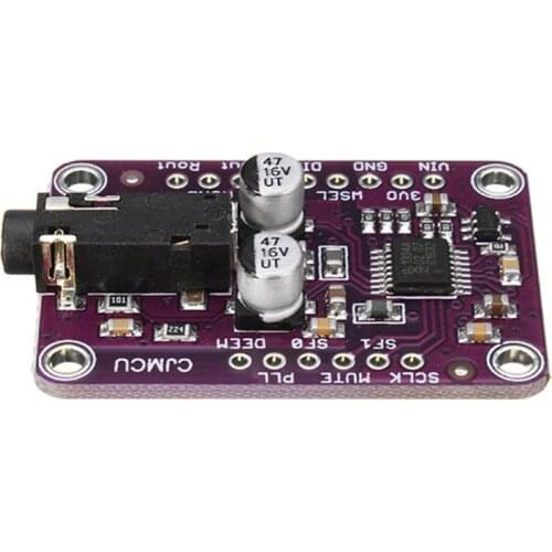 CJMCU-1334 DAC Module UDA1334A Stereo Decoder Board I2S Output Interface Sound Frequency Decoding Module for 3.3V to 5V