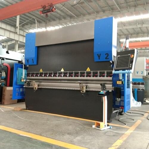 6 + 1 axis CNC hydraulic press brake, sheet folding Machine bending Machine, DA66T controller with 8 mold free custom