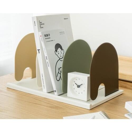 Fashion Book Ends Decorative Book Holder Stand Student Desktop Bookshelf Funny Gift Book Shelf For Children
