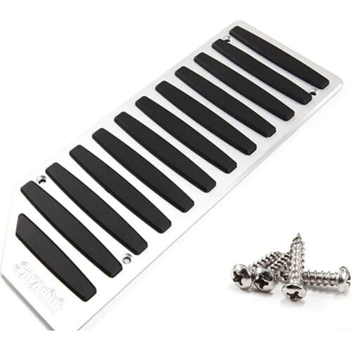 1 PCS Alloy Accelerator Footrest Pedal Plate Pad Cover Fit For Skoda Fabia 2017