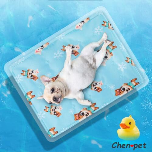 Dog Cooling Mat for Summer Dog Cat Ice soft Beds Pet Blanket Sofa Breathable Cooling Pad for Small Medium Dog Pet Supplies