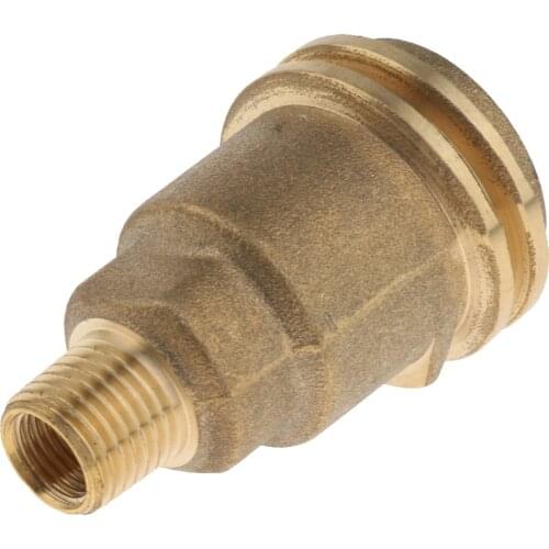 QCC1 Nut Propane Gas Fitting Adapter with 1/4inch Male Pipe Thread Heavy Duty