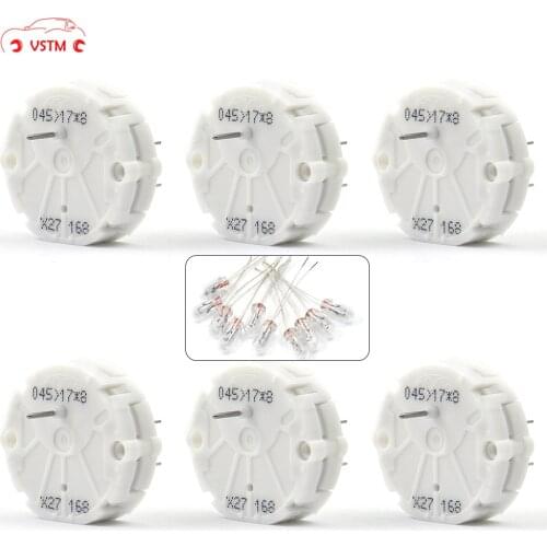 X27 168 (6PCS) + 10pcs bulbs Stepper Motor For Speedometer Gauge Repair Kit Cluster X27.168