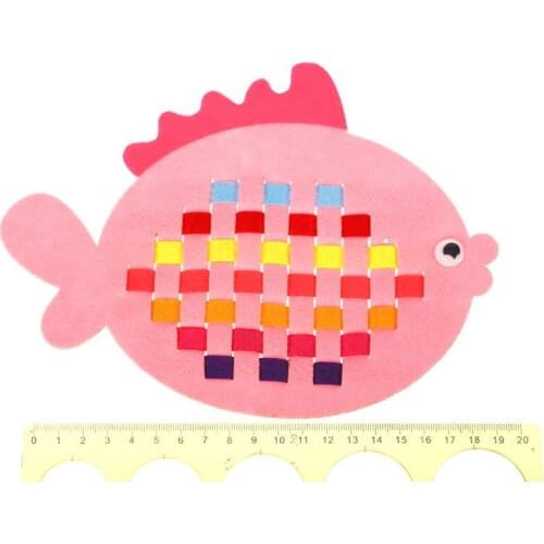 Creative Cute Knitting Training Woven Toys Cognitive Color Kids DIY Educatioanal Early Learning Gift Development Toy