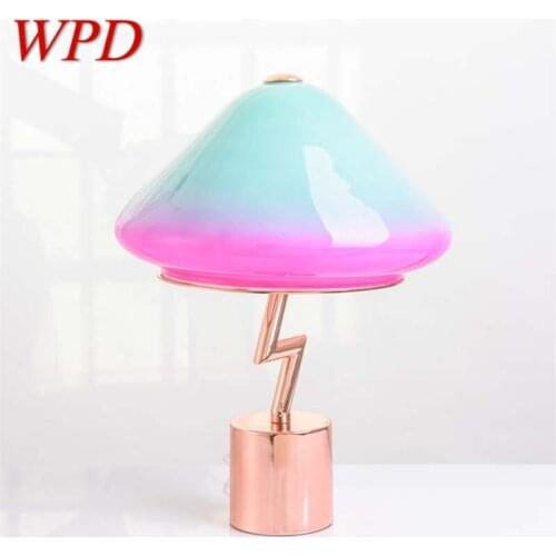 WPD Modern Lamp Table Romantic Design E27 Colorful Creative Desk Light Home LED Decorative For Foyer Living Room Bedroom