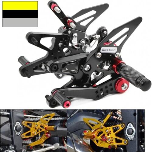 Rear Set Rearsets Foot Peg Rest Footpeg Brake Shift Shifting Lever Pedal For Triumph Daytona 675 675R 13-18 2014 2015 2016 2017