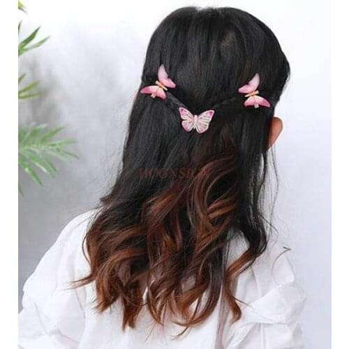 Super Fairy Cute Childrens Hairpin Clip Color Clip Hair Accessories Girls Baby Princess Side Clip Female Girl Sale