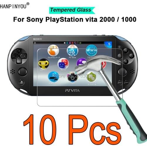 10 Pcs/Lot For Sony PlayStation Psvita PS Vita PSV 2000 1000 PSV2000 PSV1000 9H 2.5D Tempered Glass Film Screen Protector