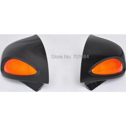 1 Pair Rear Mirrors Turn Signals Lens For BMW R 1150RT 2001-2004 2002 2003 04 [HL21]