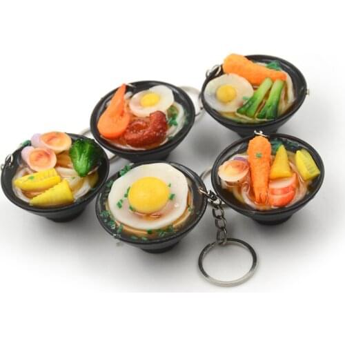 1Pcs Simulation Food Model Rice Noodle Bowl for Kids Children Random Large Japanese Sushi Noodles Pretend Play House Toys
