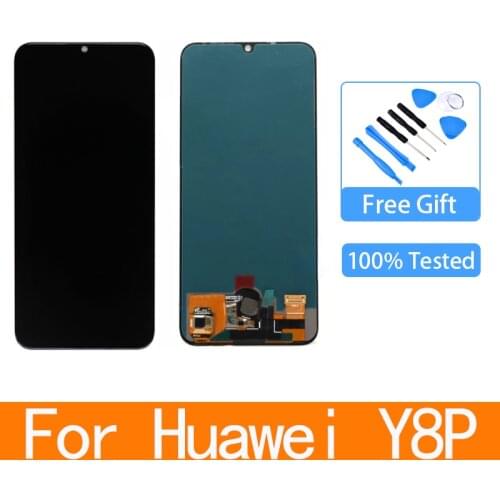 100% Tested 6.3" Display Replacement For Huawei Y8p 2020 AQM-L21 LCD Touch Screen Digitizer Assembly For Huawei P Smart S LCD