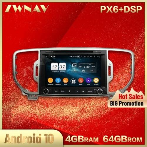 2 din Android 10.0 screen Car Multimedia player For KIA sportage 2016+ video audio stereo Android GPS navi head unit auto stereo