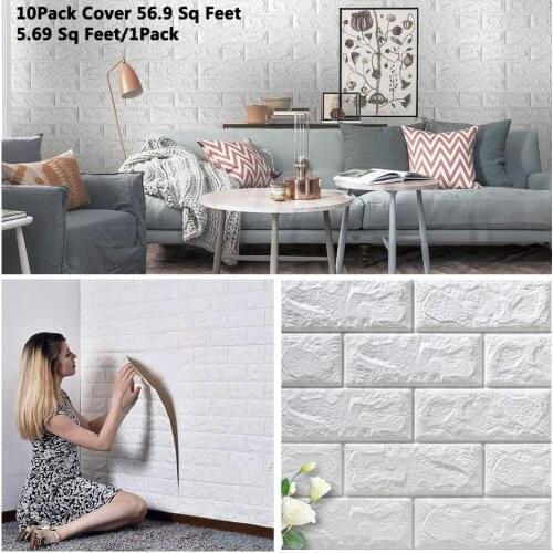 3D Wall Stickers Bedroom Decor DIY European Style Foam Brick Room Decor Wallpaper Wall Decor Living Wall Sticker for Kids
