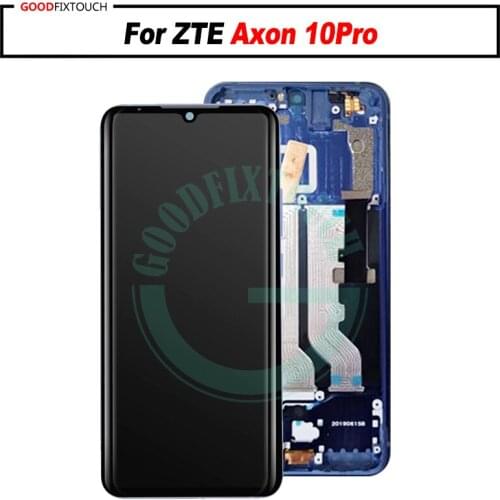 AMOLED For ZTE Axon 10Pro LCD Display Touch Screen Digitizer Aseembly Replacement For ZTE Axon10 Pro A2020 LCD