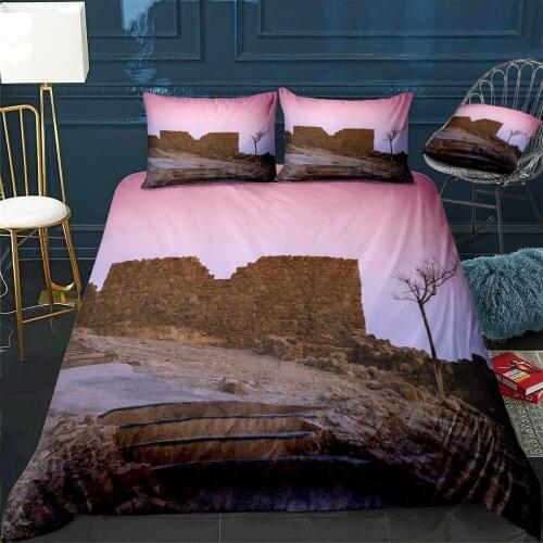Aged Antique Background Be Quilt Cover Pillowcase 3Piece Comforter Bedding Set With Pillow Case Single Double Duvet Cover